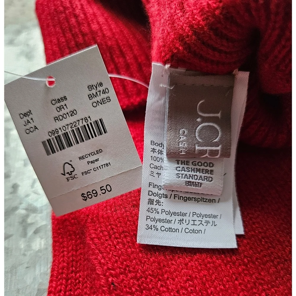 J.Crew Cashmere tech-touch gloves